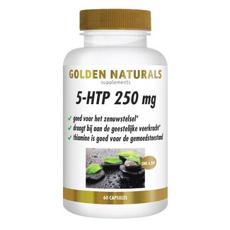Golden Naturals 5-HTP 250 mg 60 gélules végétales