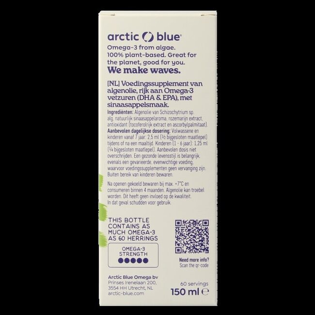 Algenolie DHA en EPA 150 Milliliter