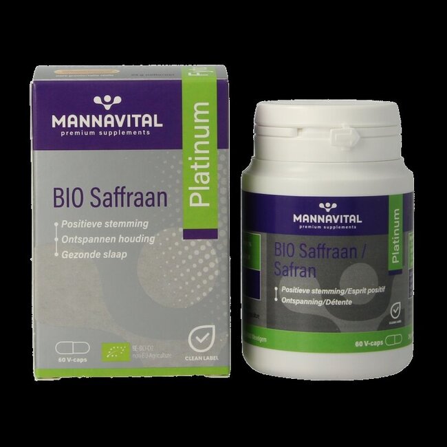 Saffraan platinum 60 Vegetarische capsules