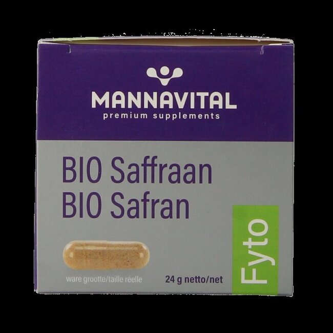 Saffraan platinum 60 Vegetarische capsules