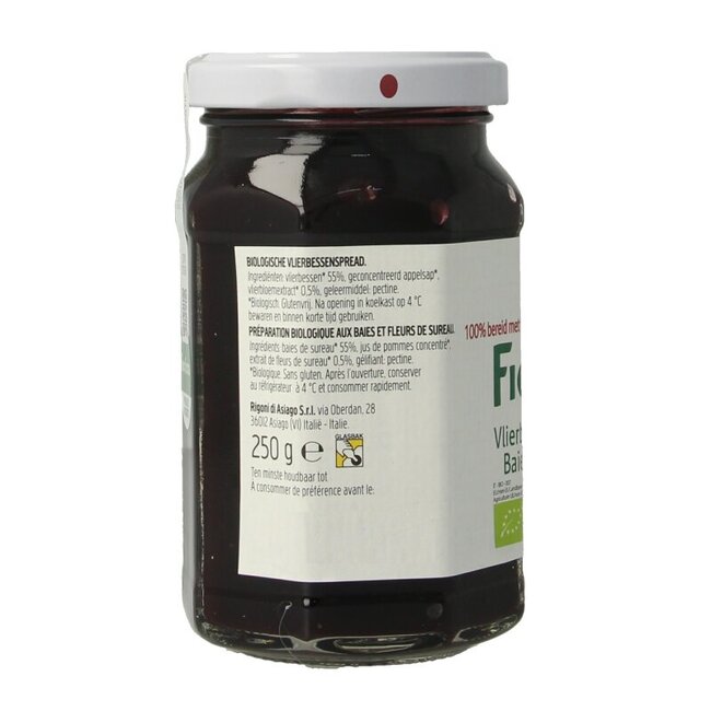 Vlierbloesem & vlierbesjam bio 250 Gram