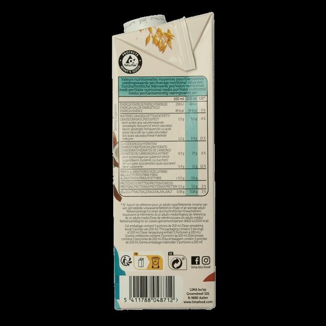 Oat drink coco bio 1 Liter