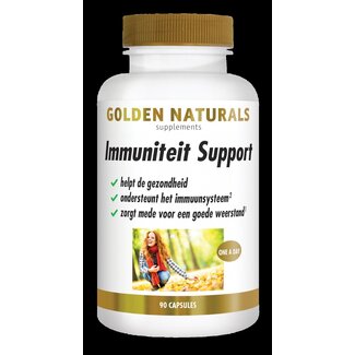 Golden Naturals Immuniteit support 90 Vegetarische capsules