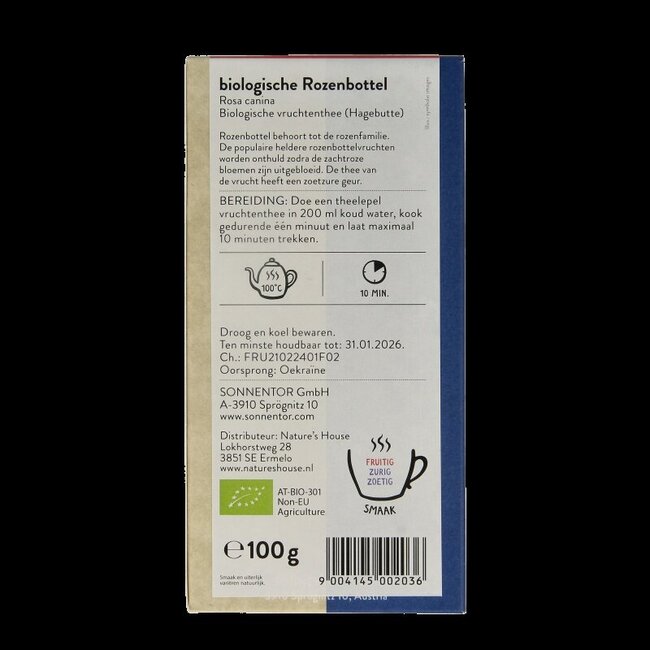 Thé de cynorrhodon en vrac bio 100 Grammes