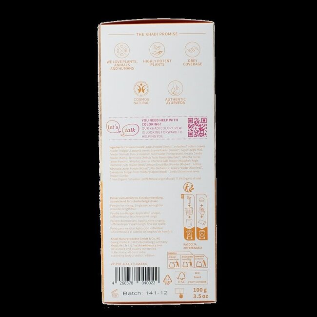 Coloration capillaire blond médium 100 g