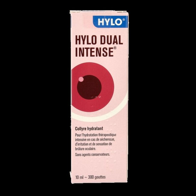 Gouttes oculaires HYLO DUAL INTENSE 10 ml