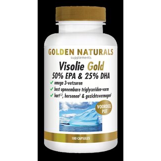 Golden Naturals Visolie gold 50%EPA & 25%DHA 180 Softgels