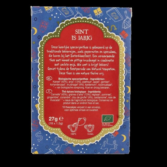 Sint is jarig bio 18 Zakjes