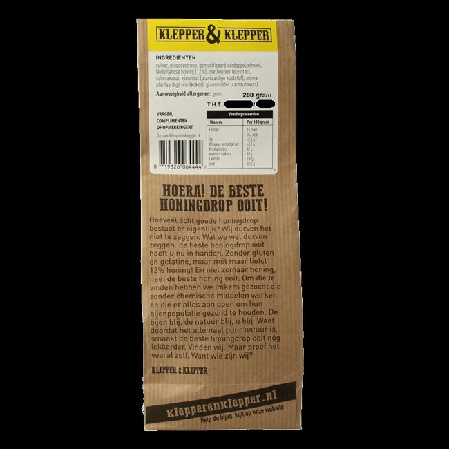 De beste drop ooit honing 200 Gram