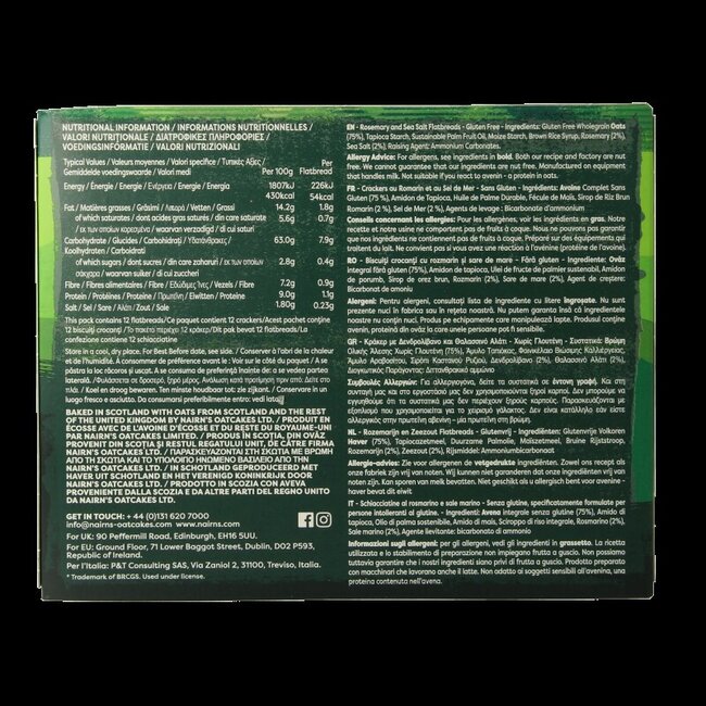 Pain plat romarin et sel de mer 150 g