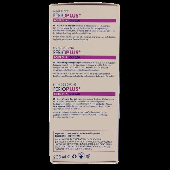 Perio plus forte CHX 0,20 200 ml