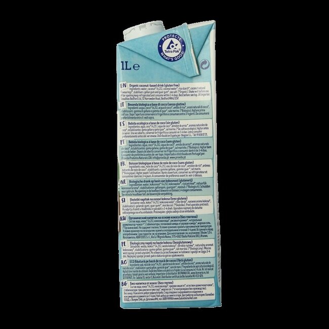 Kokosdrink suikervrij bio 1 Liter