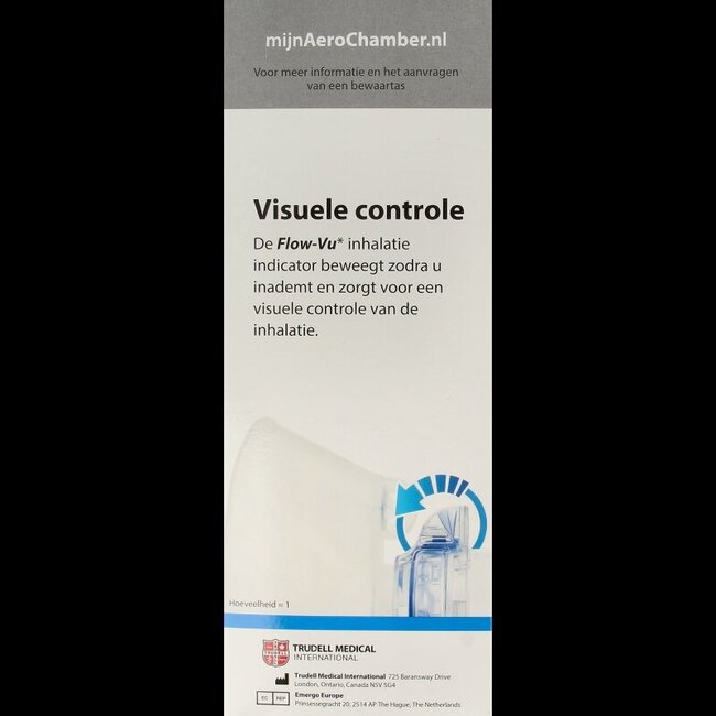 Masque pour adulte Aerochamber Plus Flow-Vu 1 pièce