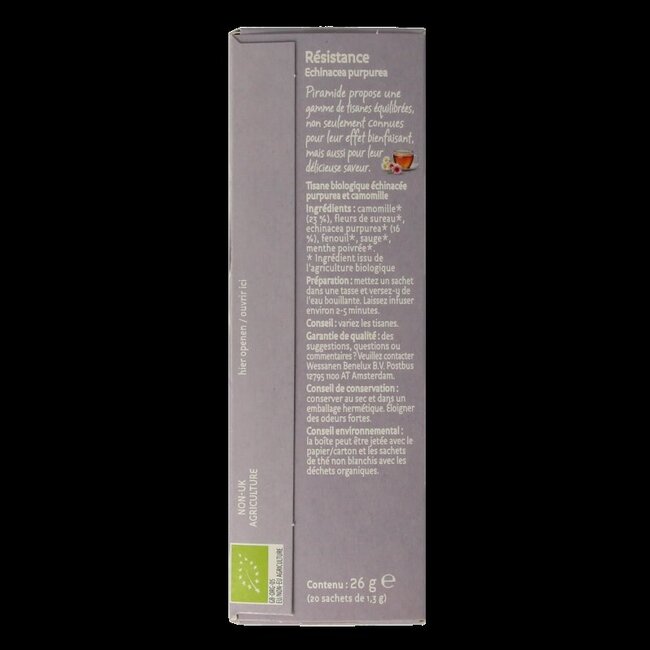 Infusion Immunité bio 20 sachets