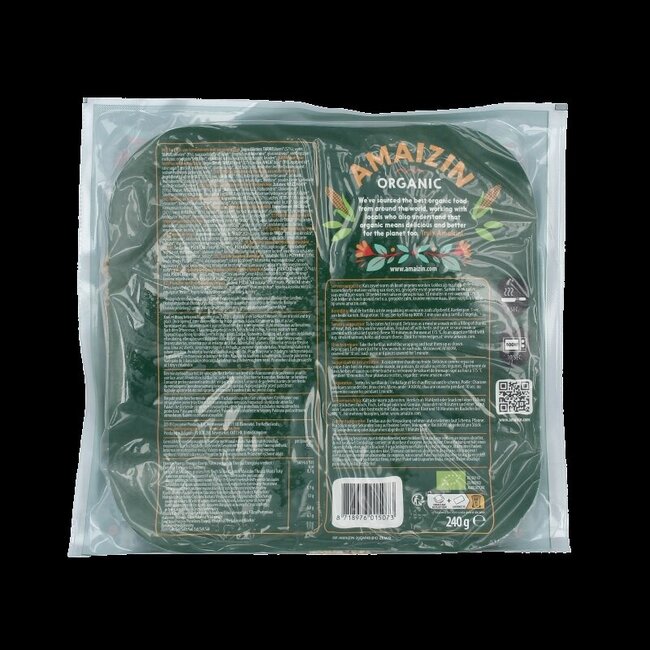 Tortillas bio extra fibres 6 pièces