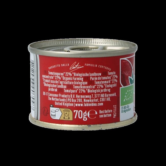 Tomatenpuree geconcentreerd bio 70 Gram