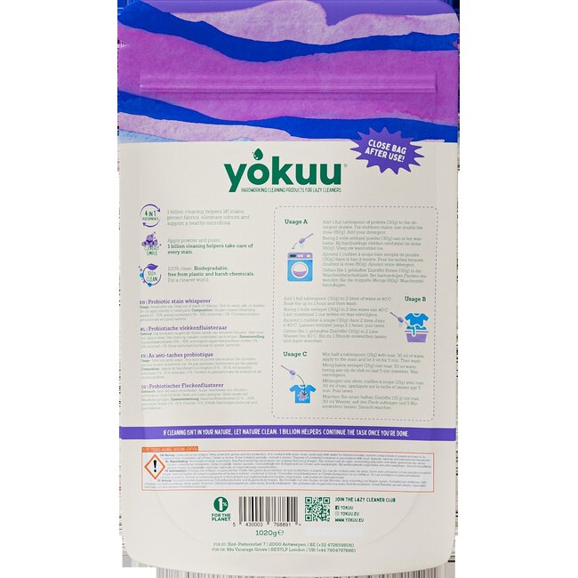 4 in 1 probiotische vlekkenfluisteraar gekl was 1020 Gram