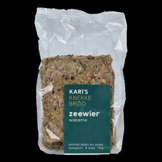 Kari's Crackers Knekkebrod aux algues bio 175 Grammes