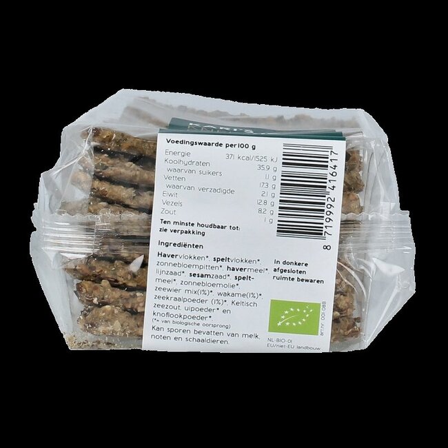 Knekkebrod aux algues bio 175 Grammes