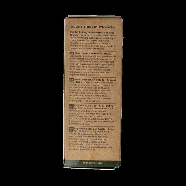 Bain de bouche oil pulling Arbre à Thé 100 ml