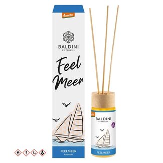 Baldini Bâtonnets parfumés Feelmeer bio Demeter 50 ml