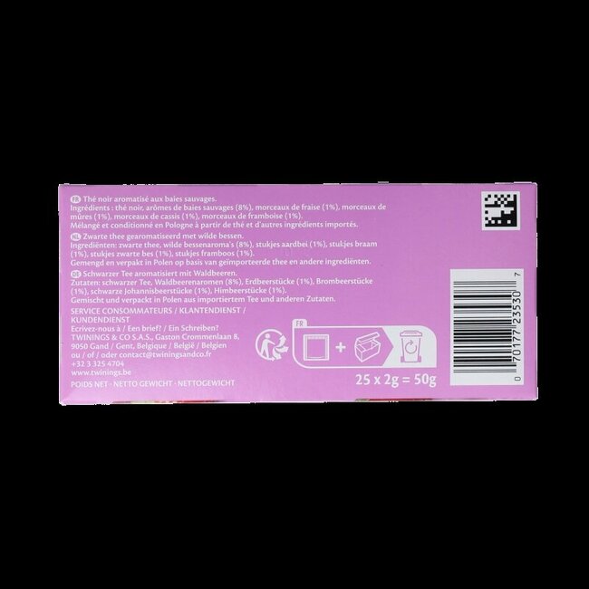 Wildberry tea 25 Zakjes