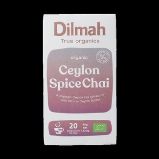 Dilmah Thé chai bio aux épices de Ceylan 20 sachets