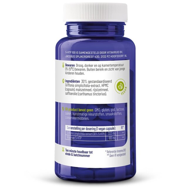 5-HTP 100mg 90 Vegetarische capsules