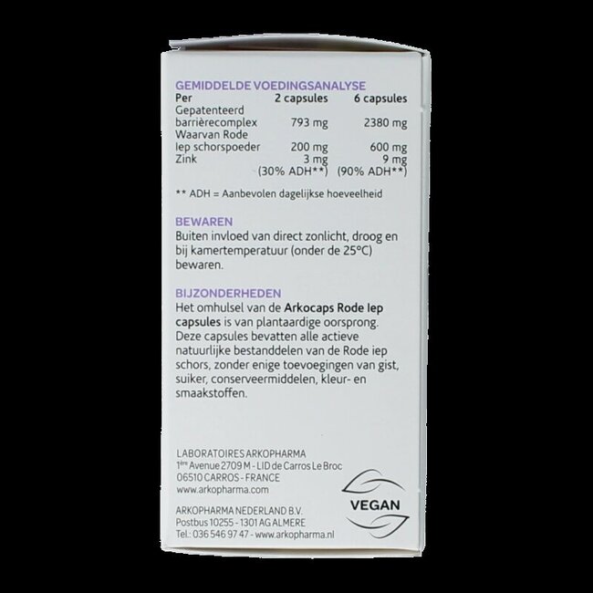 Rode iep 40 Capsules