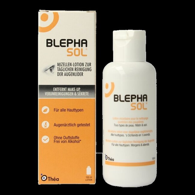 Lotion nettoyante pour paupières 100 mg