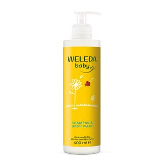 Weleda Shampoing et crème de douche au Calendula bio 400 ml