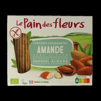 Pain Des Fleurs Crackers aux amandes bio 150 Grammes
