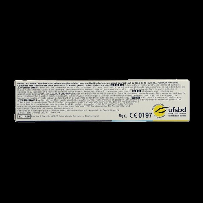 Crème fixative complète original/fresh 70 g