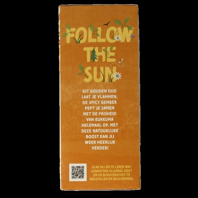 Thé curcuma gingembre 100 % bio 20 sachets