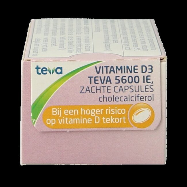Vitamine D3 5600IE zachte capsules 12 Capsules