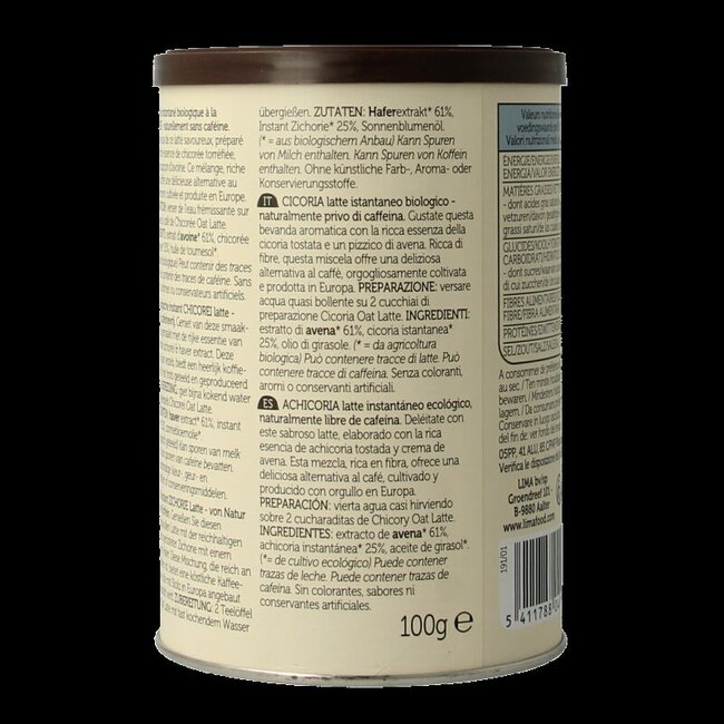 Latte chicorée avoine bio 100 g