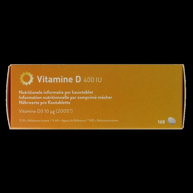 Vitamine D 400IU NFD 168 Kauwtabletten