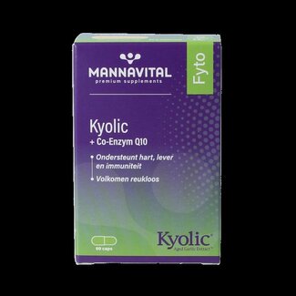 Mannavital Kyolic + co-enzym Q10 60 Capsules