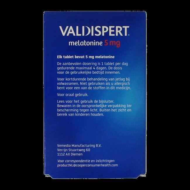 Mélatonine 5mg 30 Comprimés