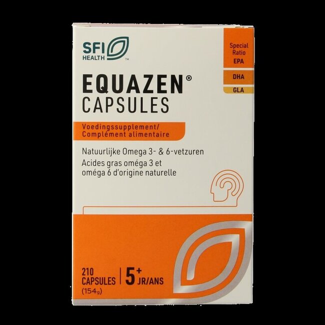 Equazen capsules omega 3- & 6-vetzuren 210 Capsules