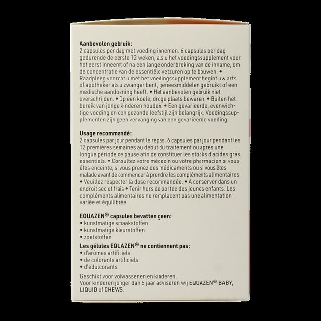 Equazen capsules omega 3- & 6-vetzuren 210 Capsules