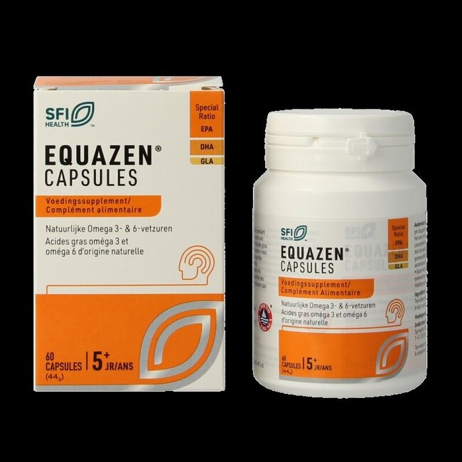 Equazen capsules omega 3- & 6-vetzuren 60 Capsules