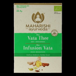 Maharishi Ayurv Vata theezakjes bio 15 Zakjes