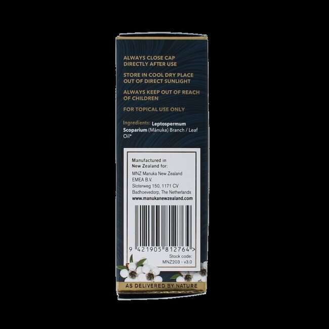 Manuka Olie (leptospermum scoparium) 10 Milliliter