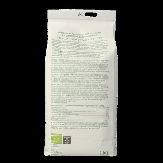 Farine d'épeautre bio Demeter 1 kg