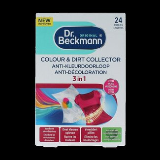 Dr.Beckmann Lingettes anti-décoloration Dr. Beckmann Colour & Dirt Collector - 24 pièces