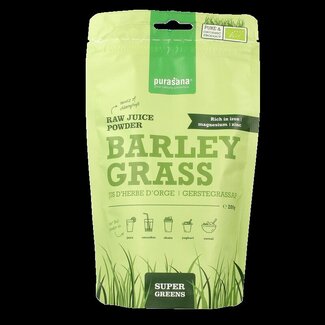 Purasana Jus d'herbe d'orge en poudre bio 200 g
