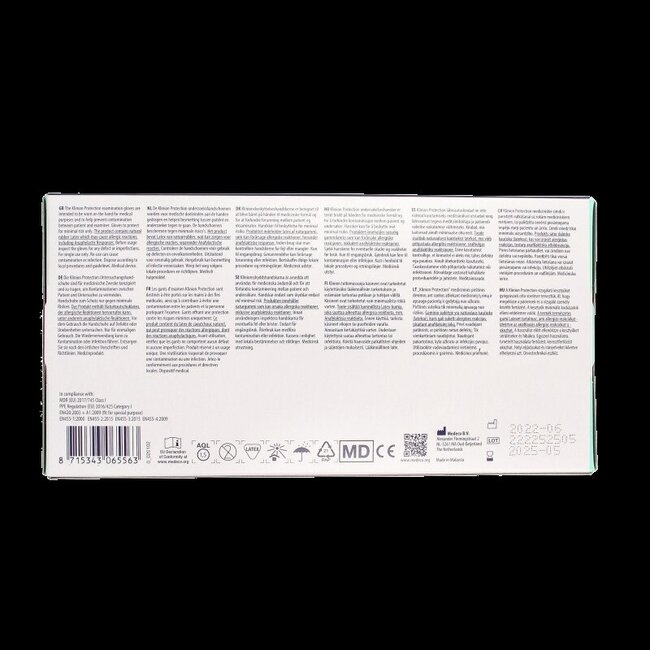 Onderzoekshandschoen prot latex maat XL poedervrij 100 Stuks