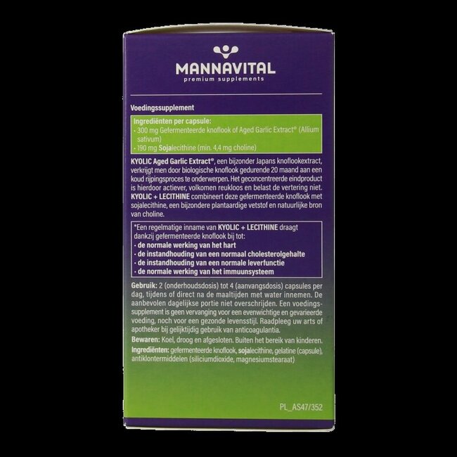 Kyolic + lecithine 200 Capsules