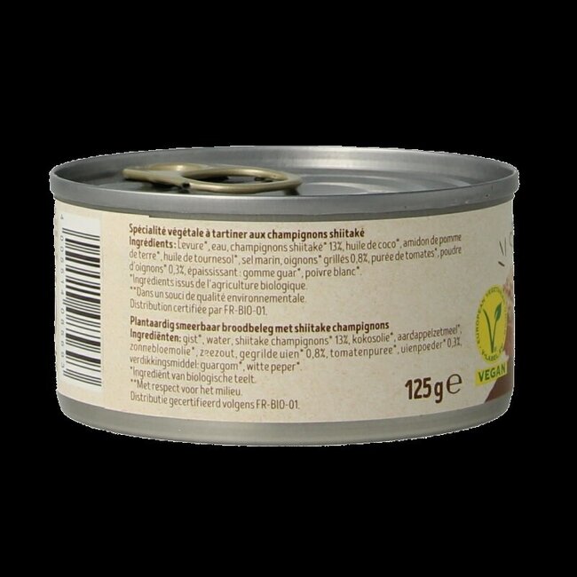 Pâté aux champignons bio 125 g
